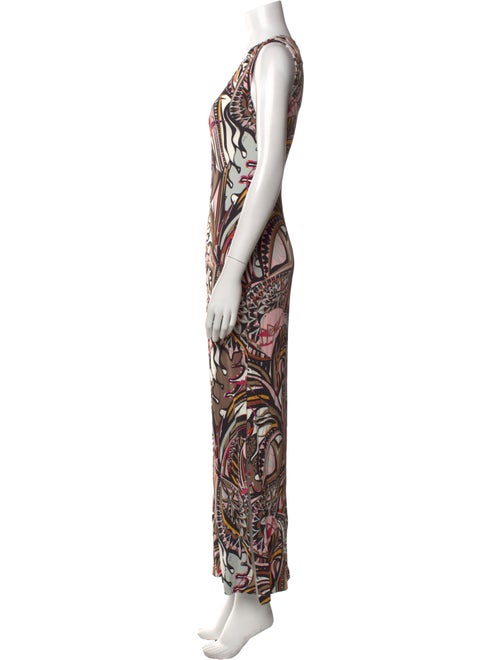 Emilio Pucci Printed Long Dress