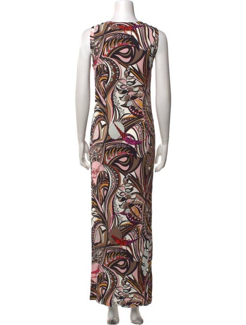 Emilio Pucci Printed Long Dress