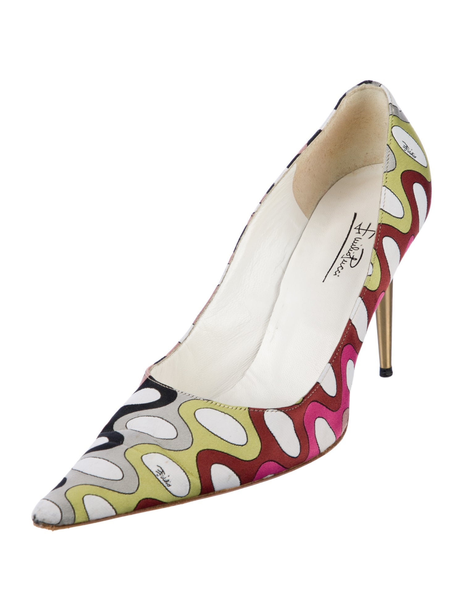 Emilio Pucci Printed Pumps