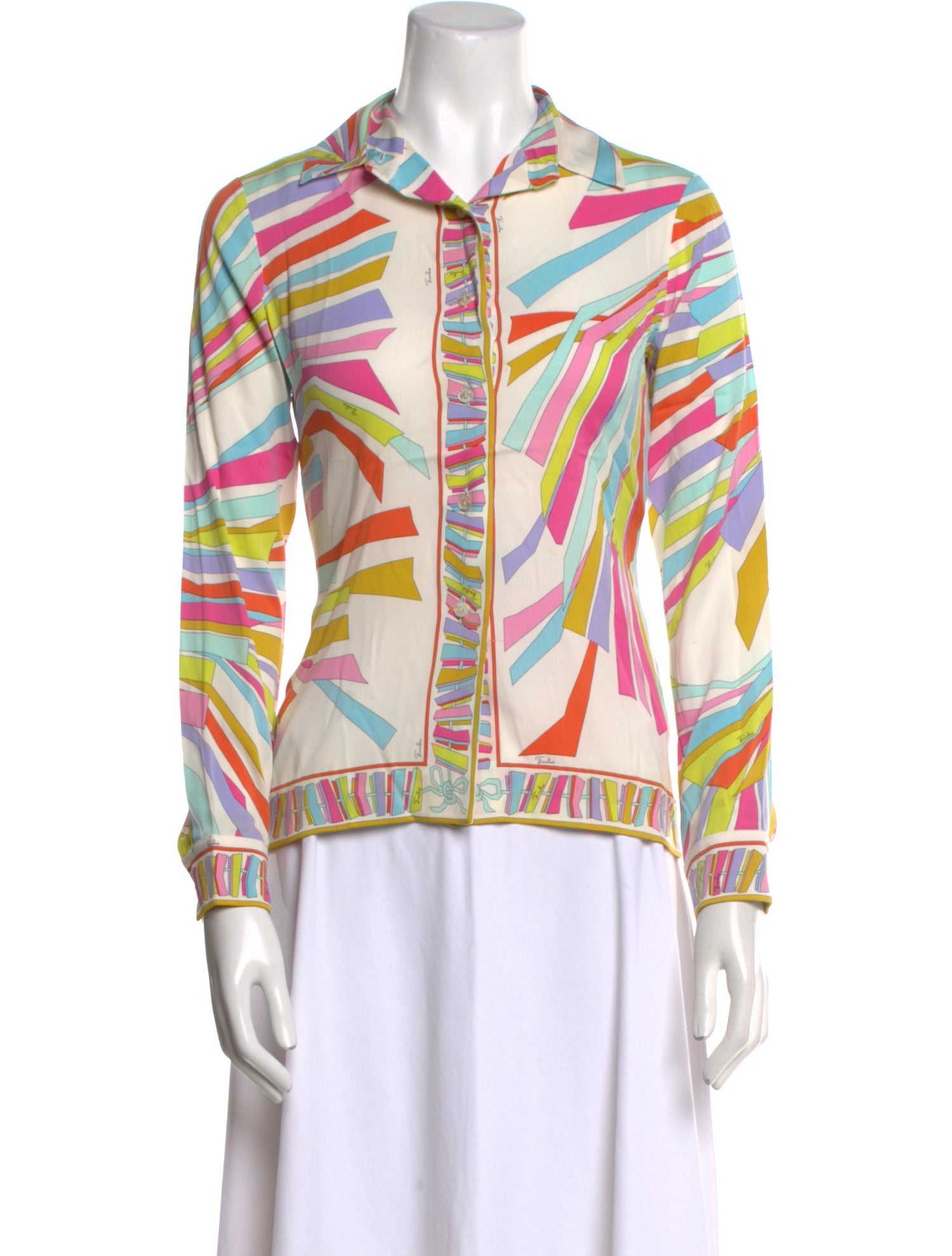 Emilio Pucci Vintage 1990's Button-Up Top