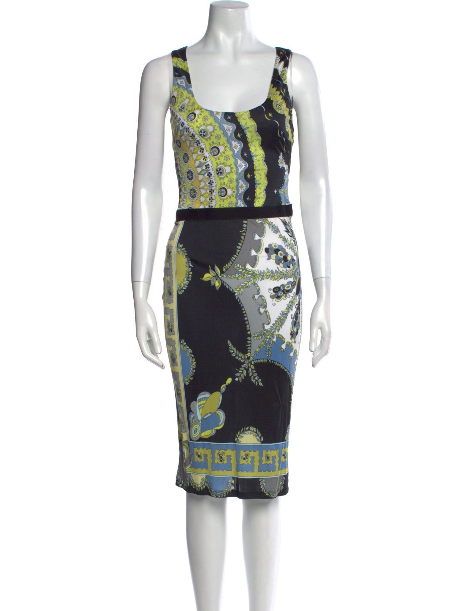 Emilio Pucci Printed Knee-Length Dress