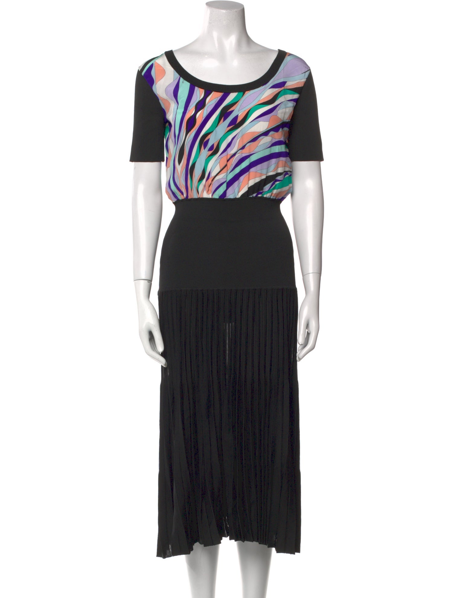 Emilio Pucci Silk Midi Length Dress