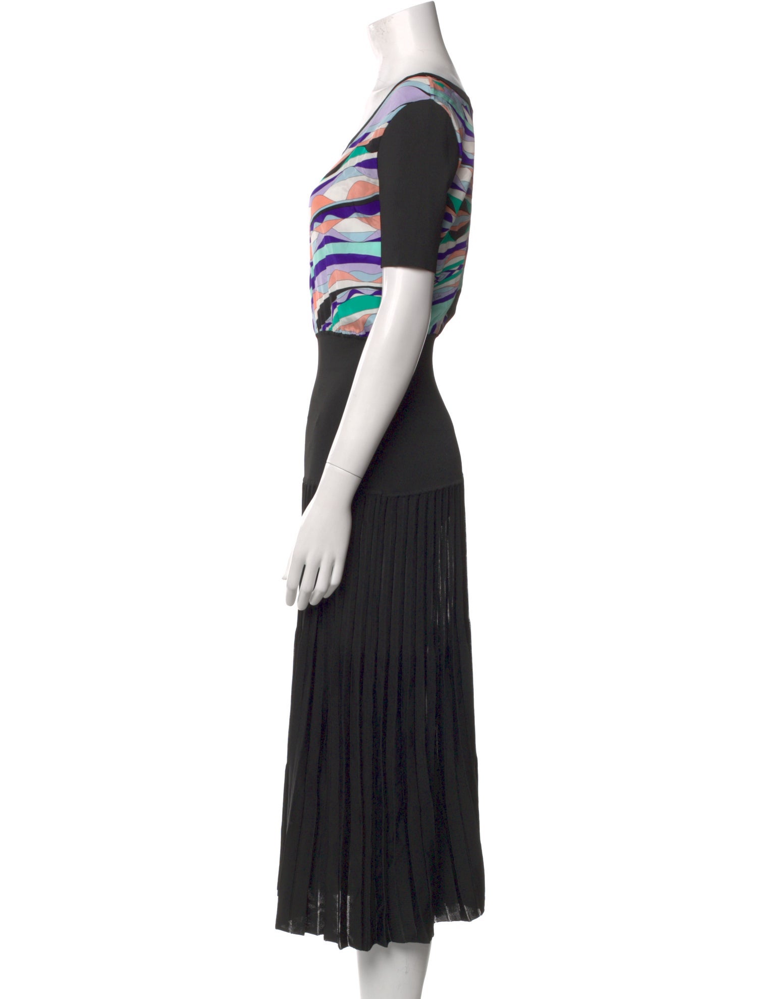 Emilio Pucci Silk Midi Length Dress