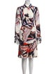 Emilio Pucci Printed Knee-Length Dress