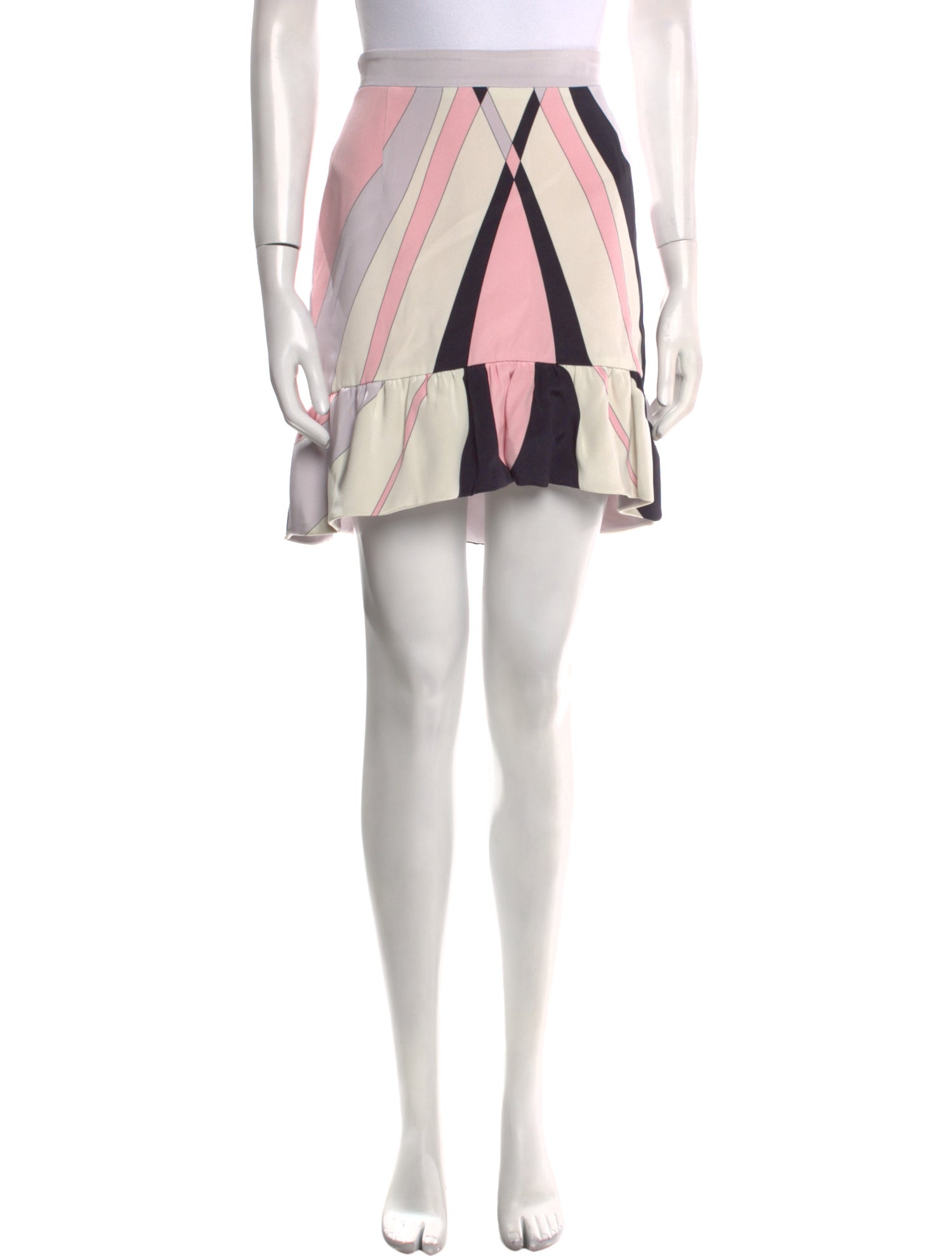 Emilio Pucci Silk Knee-Length Skirt