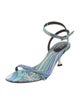 Emilio Pucci Printed Slingback Sandals