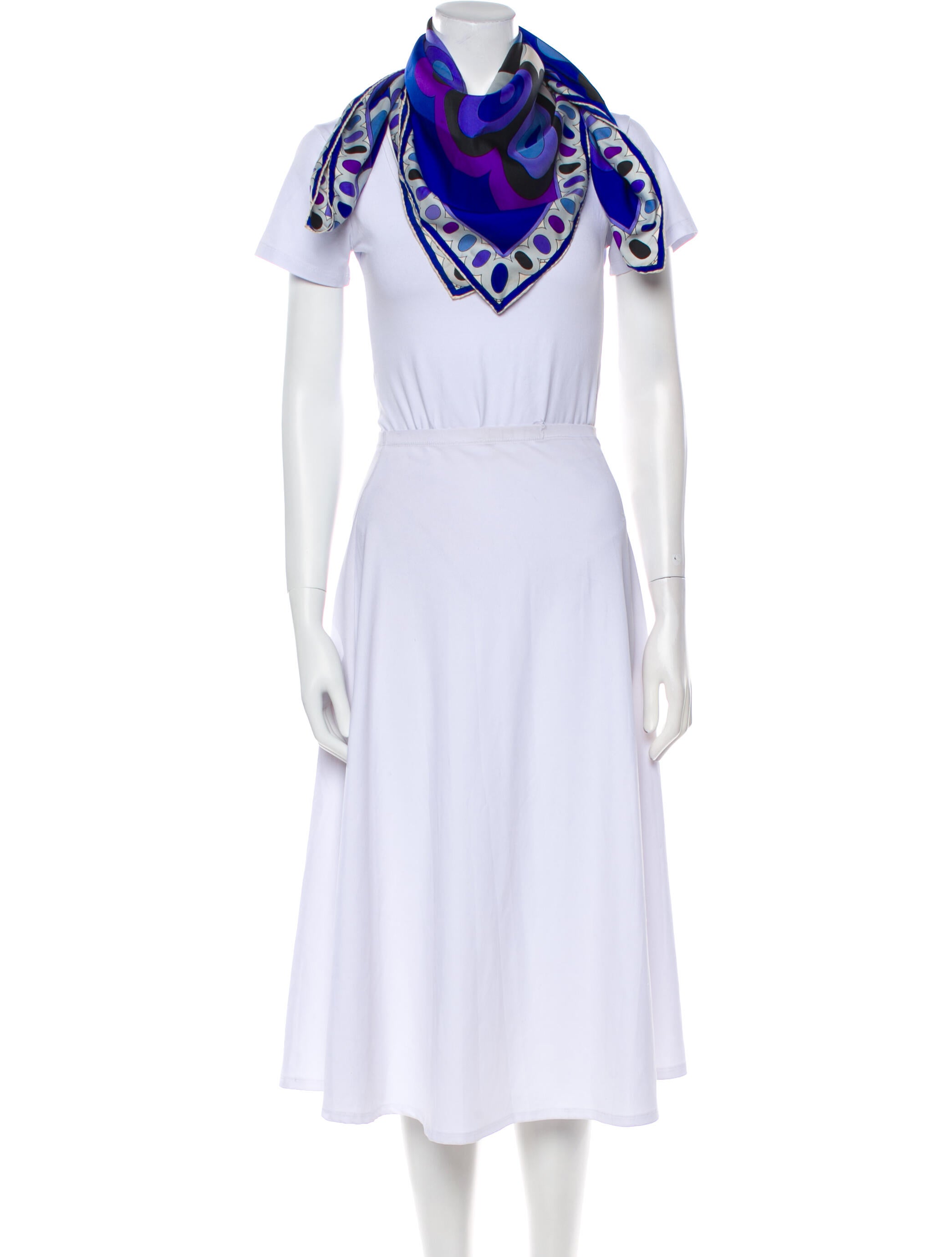 Emilio Pucci Silk Printed Scarf