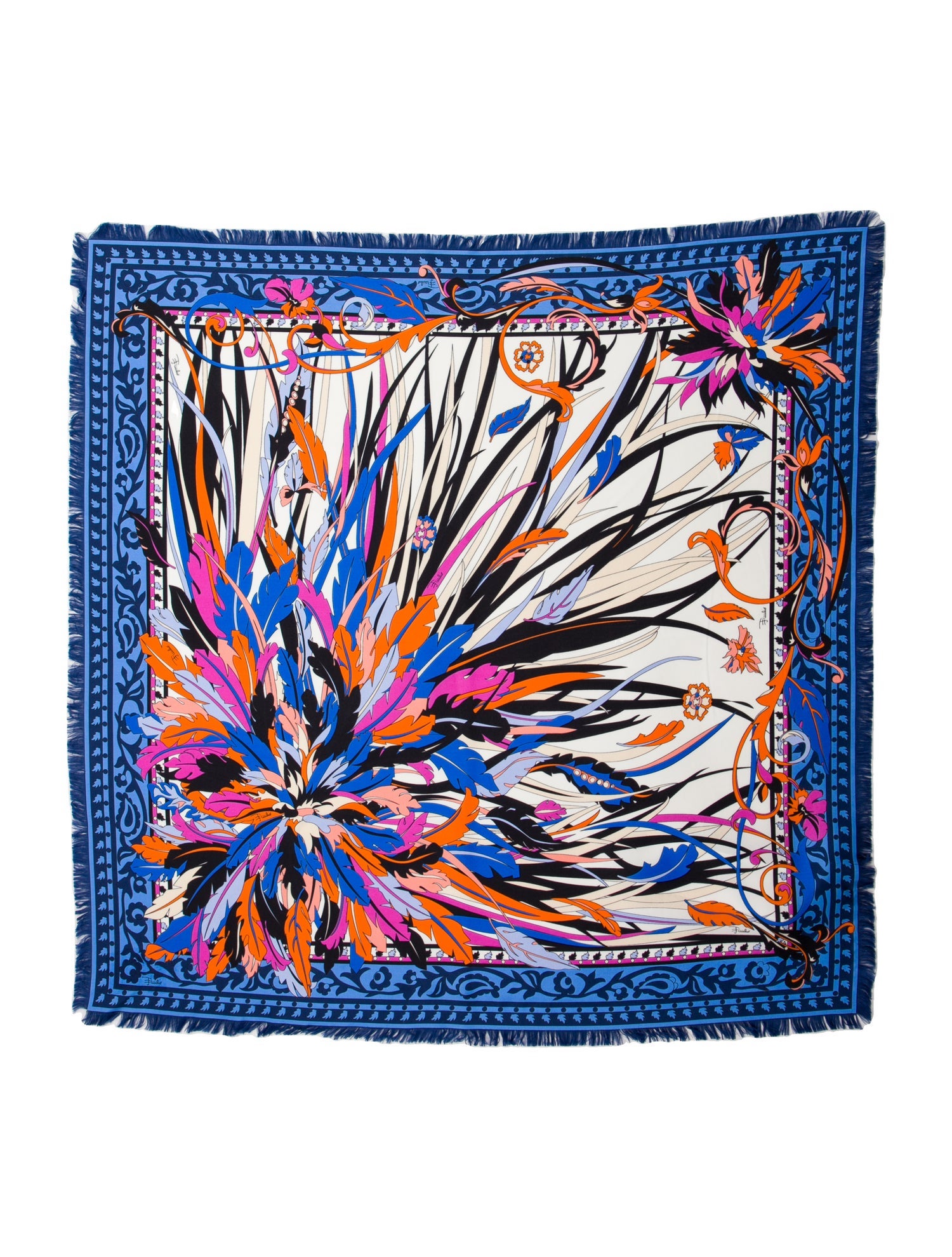 Emilio Pucci Silk Printed Scarf