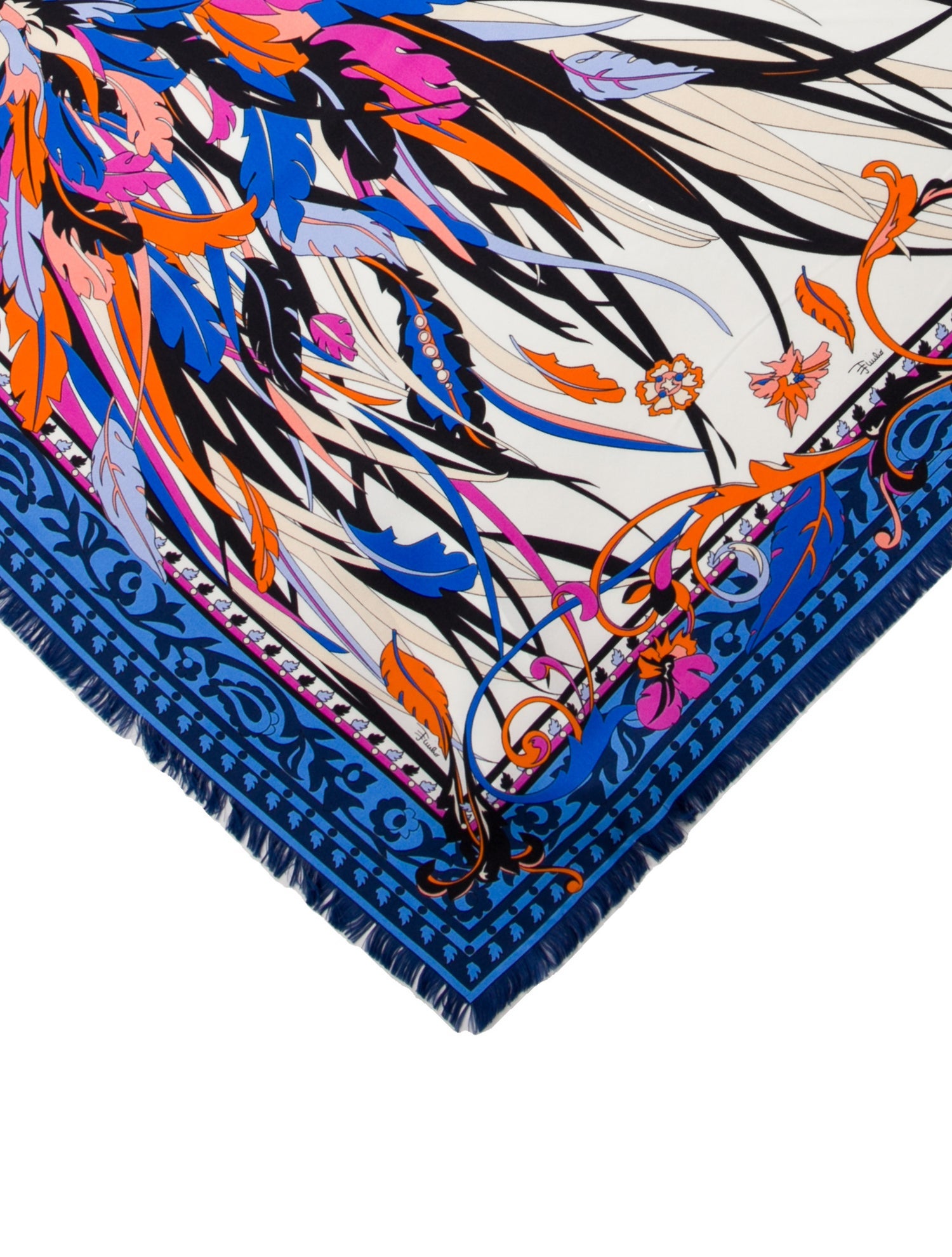 Emilio Pucci Silk Printed Scarf