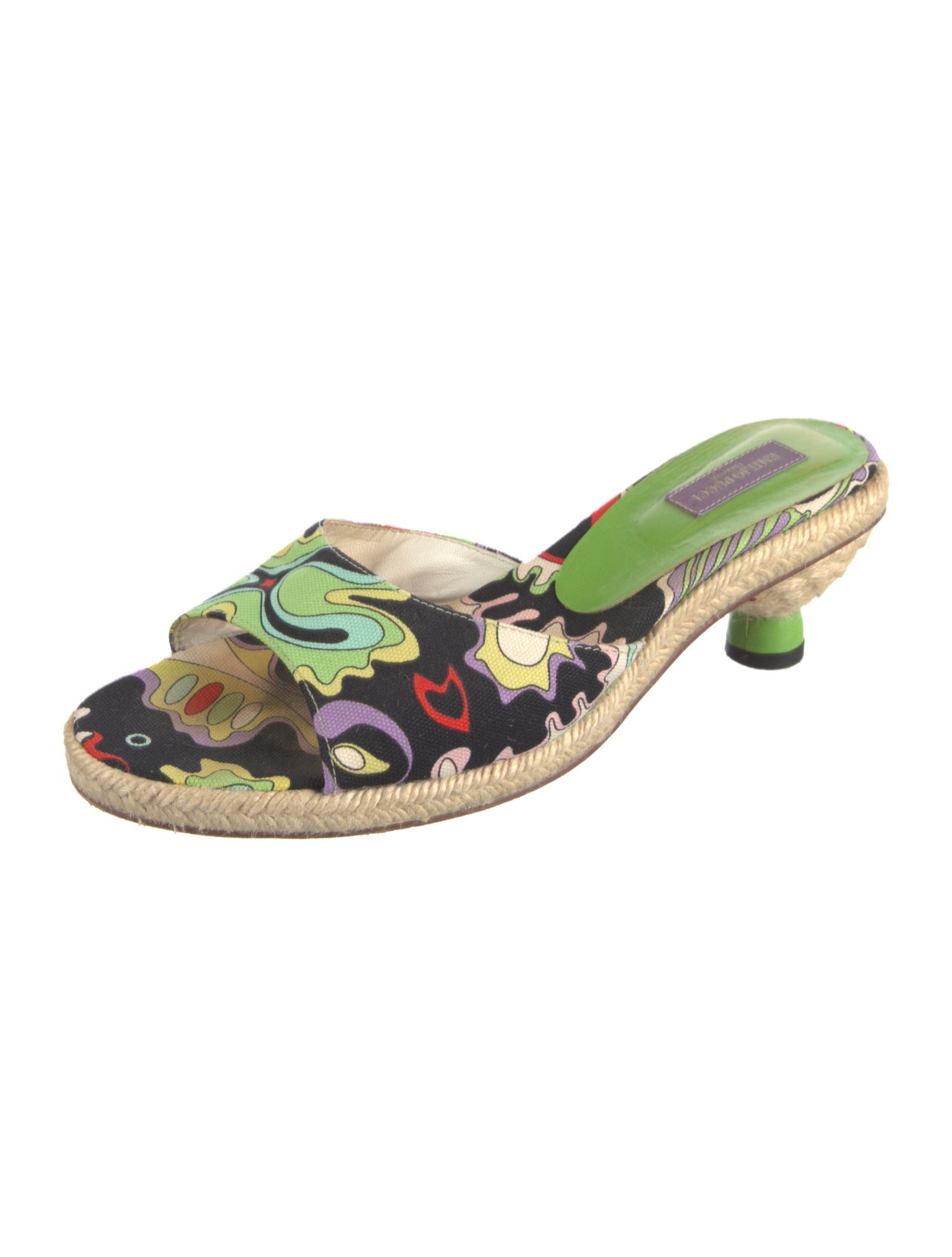 Emilio Pucci Canvas Printed Espadrilles