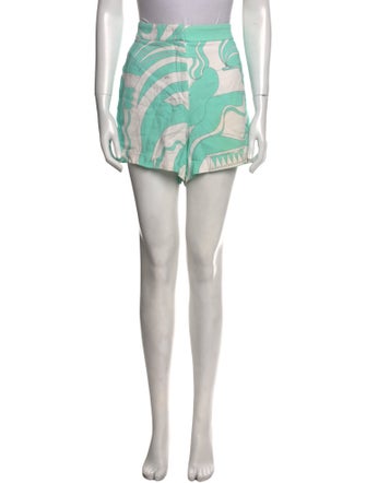 Emilio Pucci Printed Mini Shorts