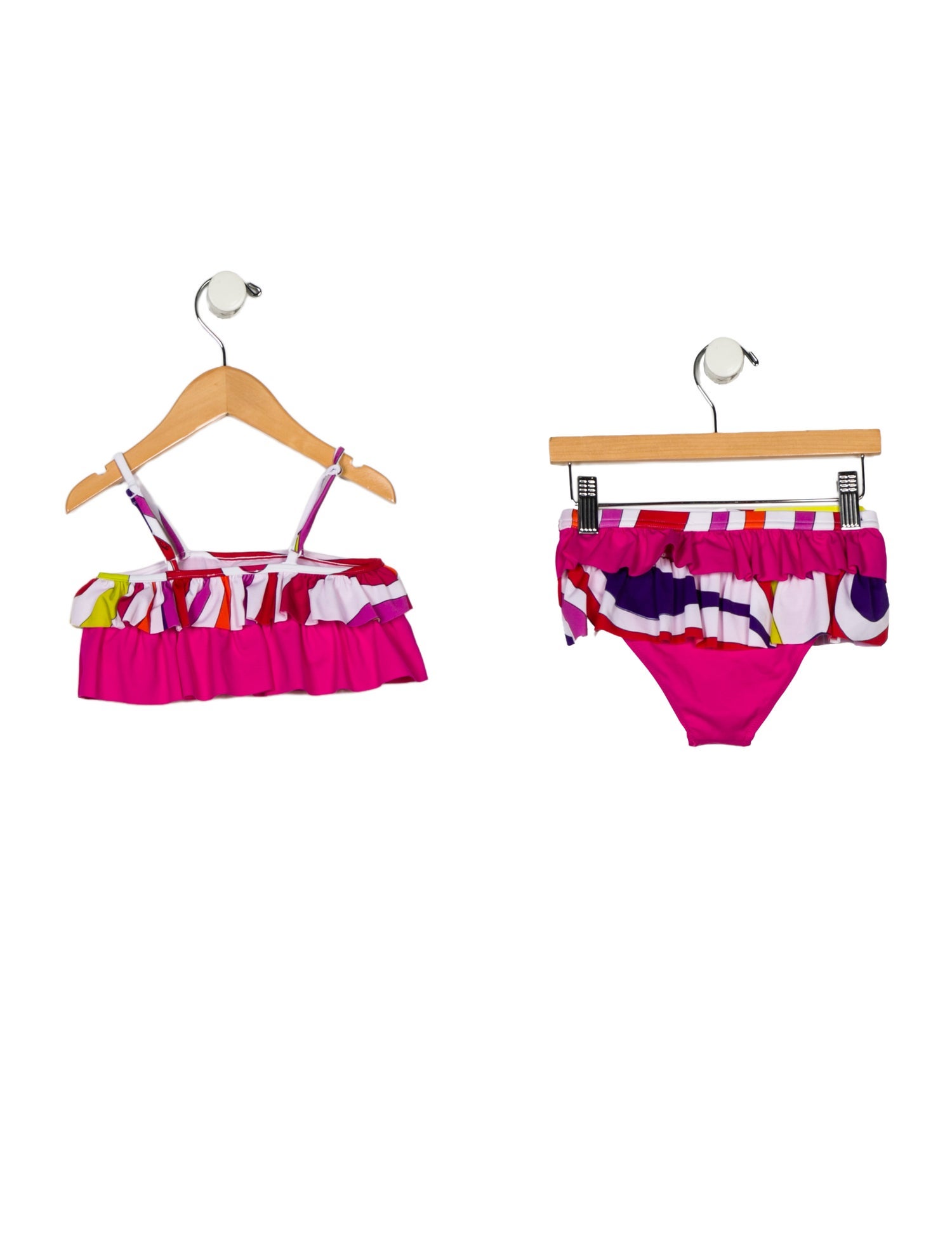 Emilio Pucci Ruffle Embellished Swim Suit w/Tags