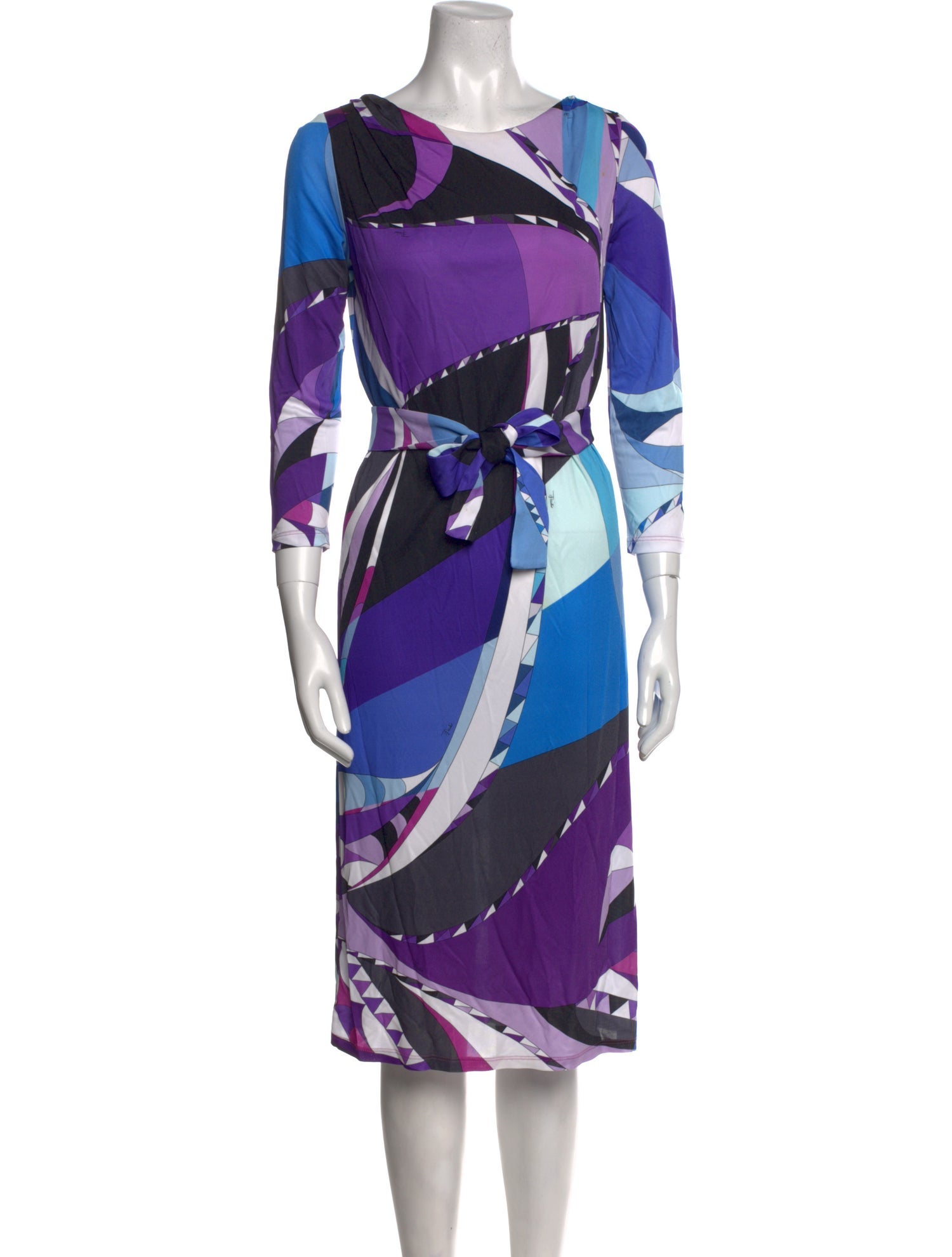 Emilio Pucci Printed Midi Length Dress