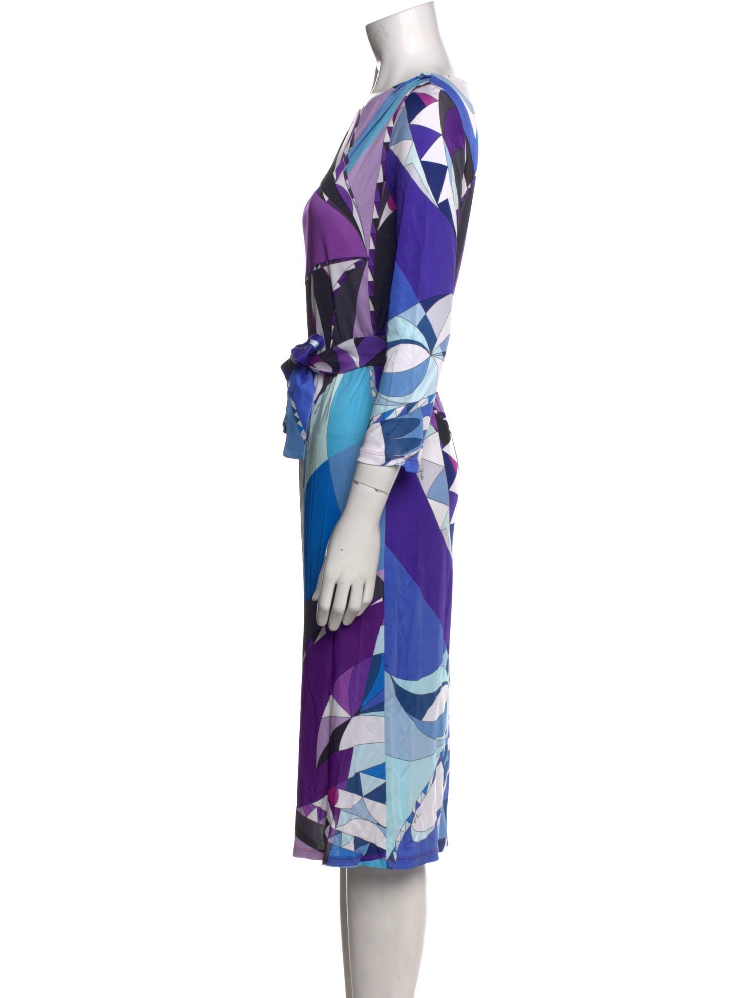 Emilio Pucci Printed Midi Length Dress