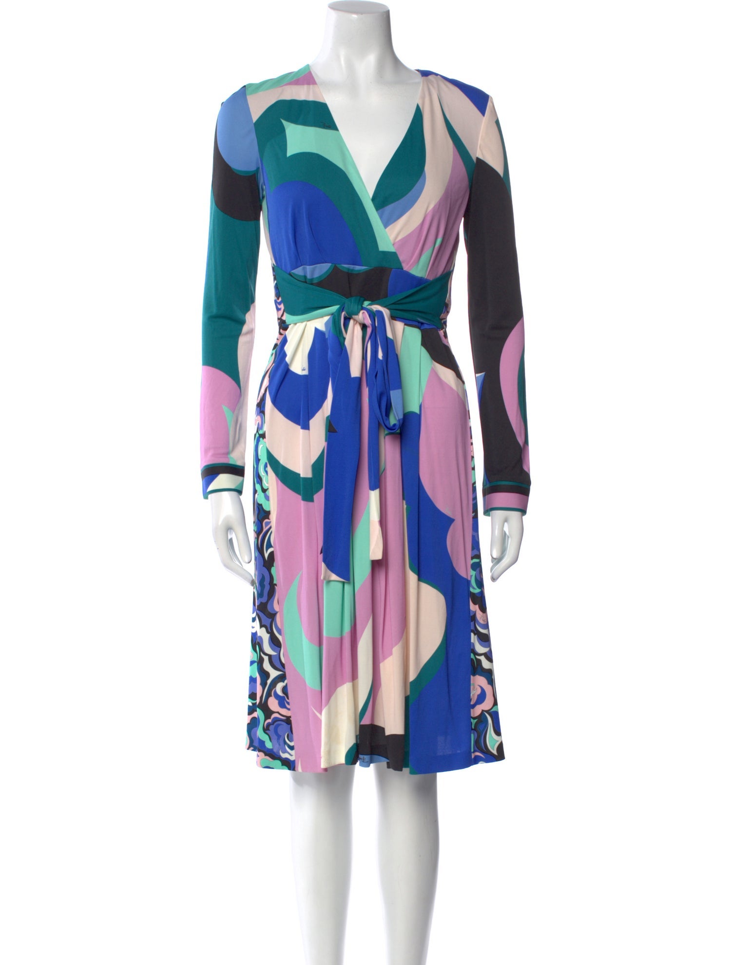 Emilio Pucci Silk Knee-Length Dress