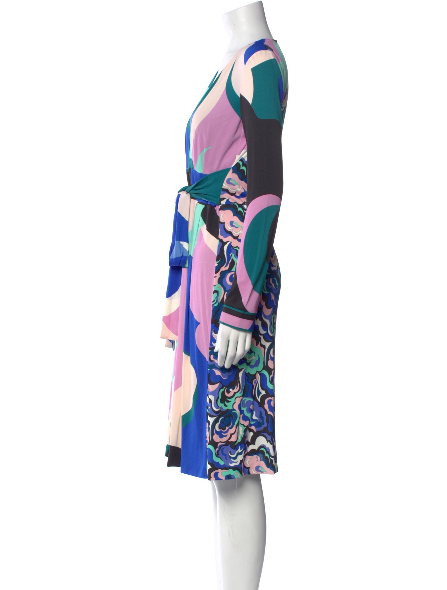 Emilio Pucci Silk Knee-Length Dress