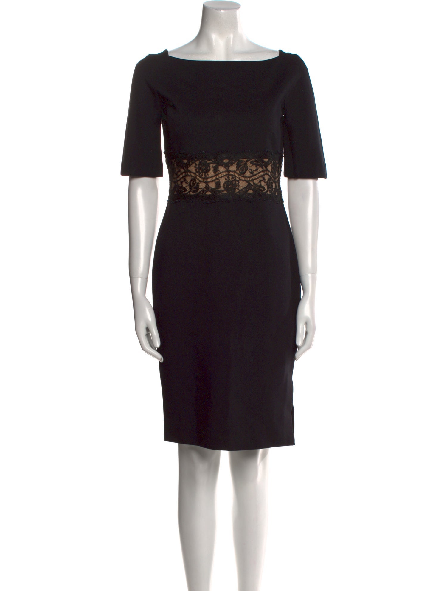 Emilio Pucci Bateau Neckline Knee-Length Dress