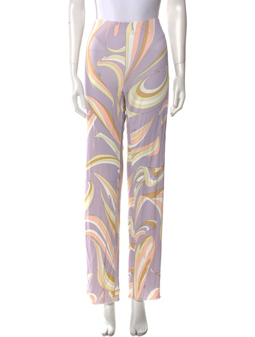 Emilio Pucci Printed Wide Leg Pants