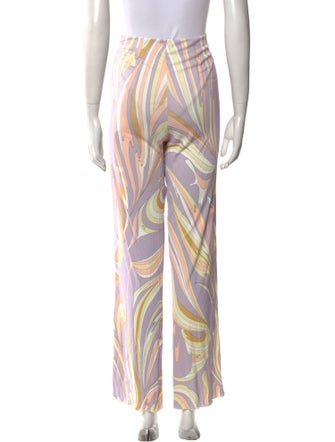 Emilio Pucci Printed Wide Leg Pants