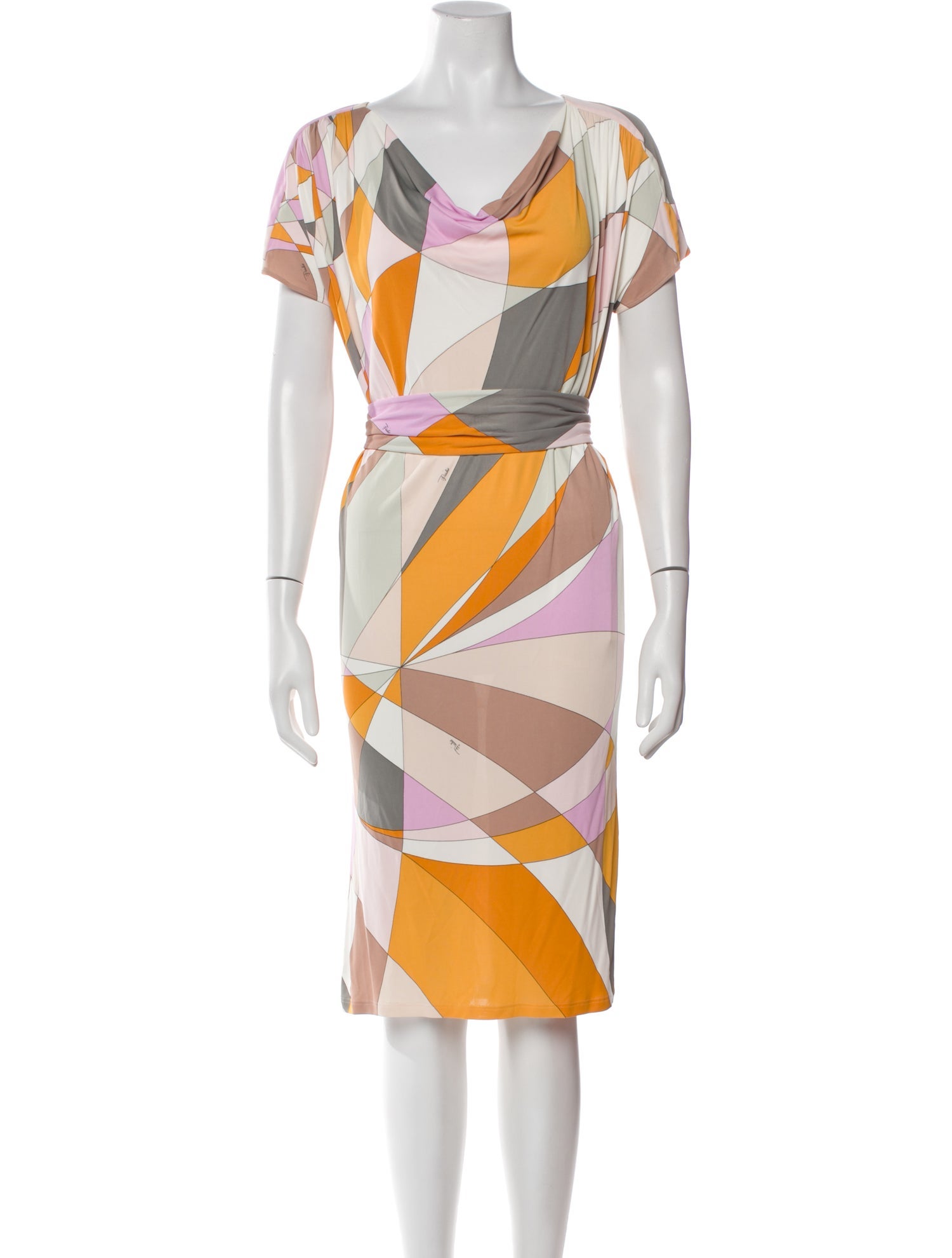 Emilio Pucci Printed Knee-Length Dress