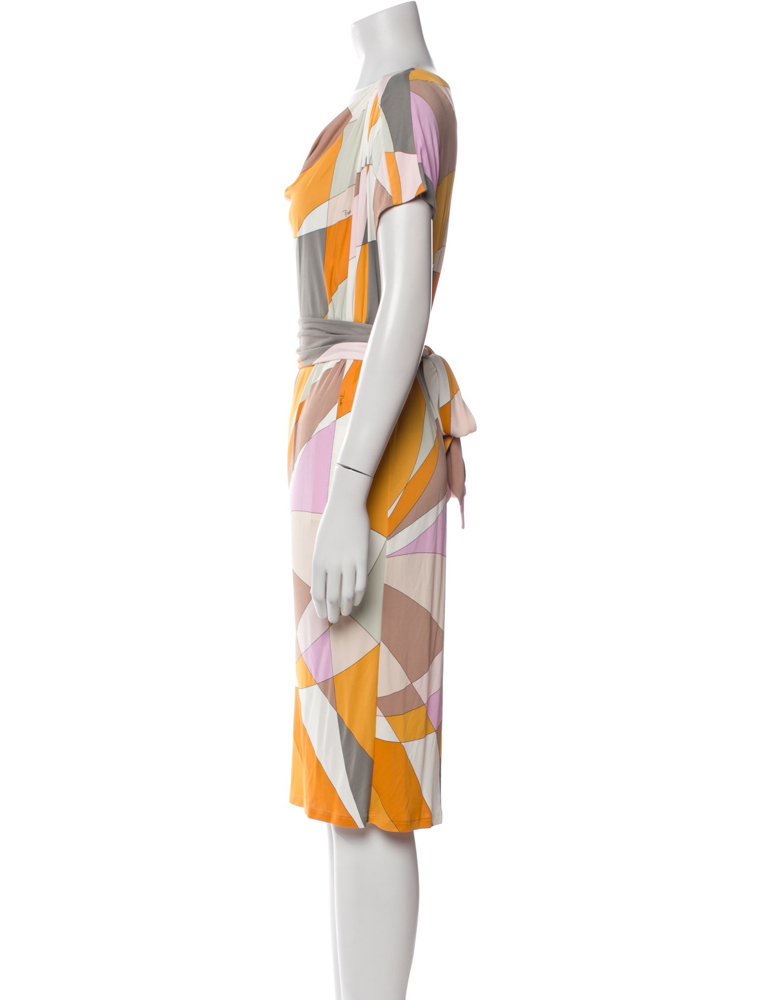 Emilio Pucci Printed Knee-Length Dress
