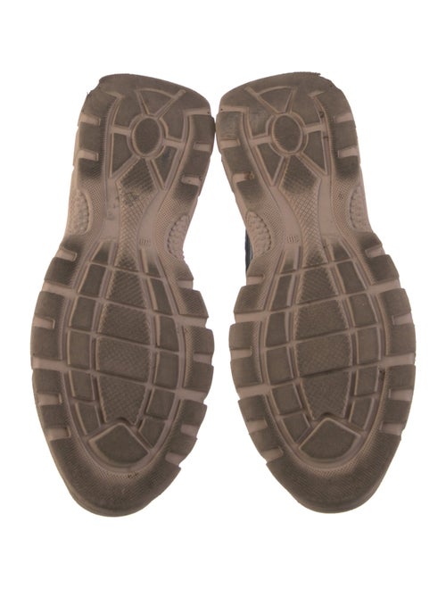 Emilio Pucci Leather Colorblock Pattern Chunky Sneakers