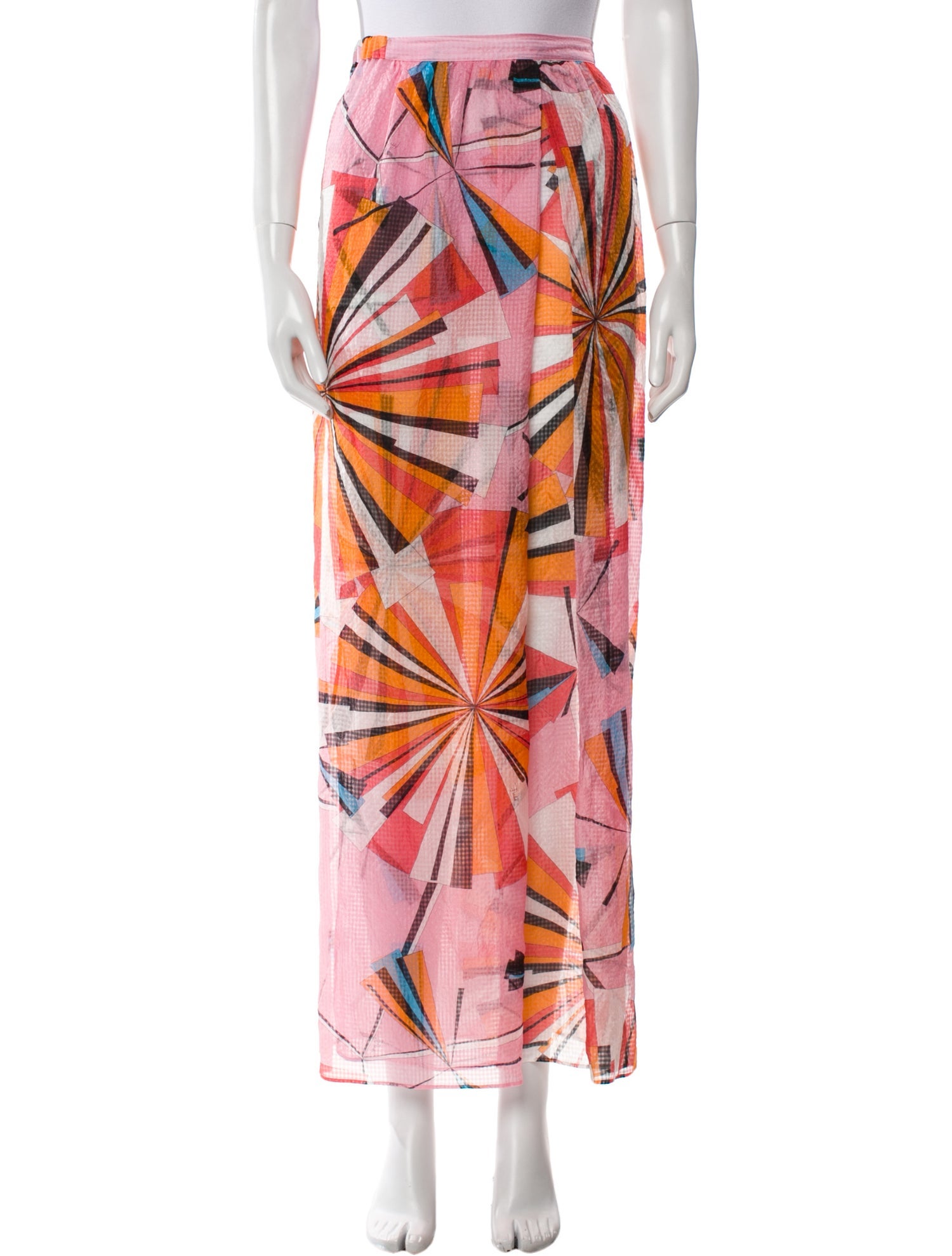 Emilio Pucci Silk Long Skirt