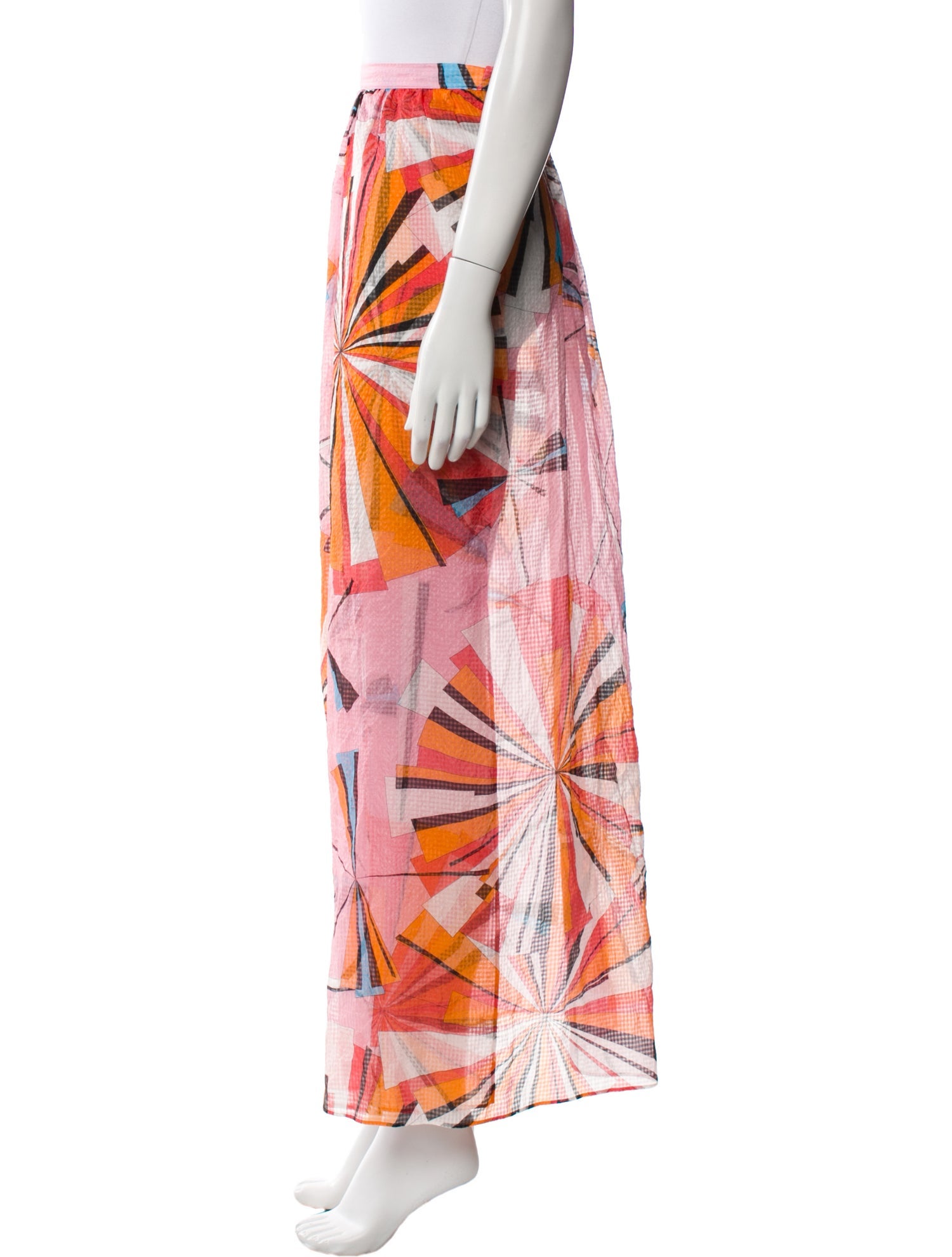 Emilio Pucci Silk Long Skirt