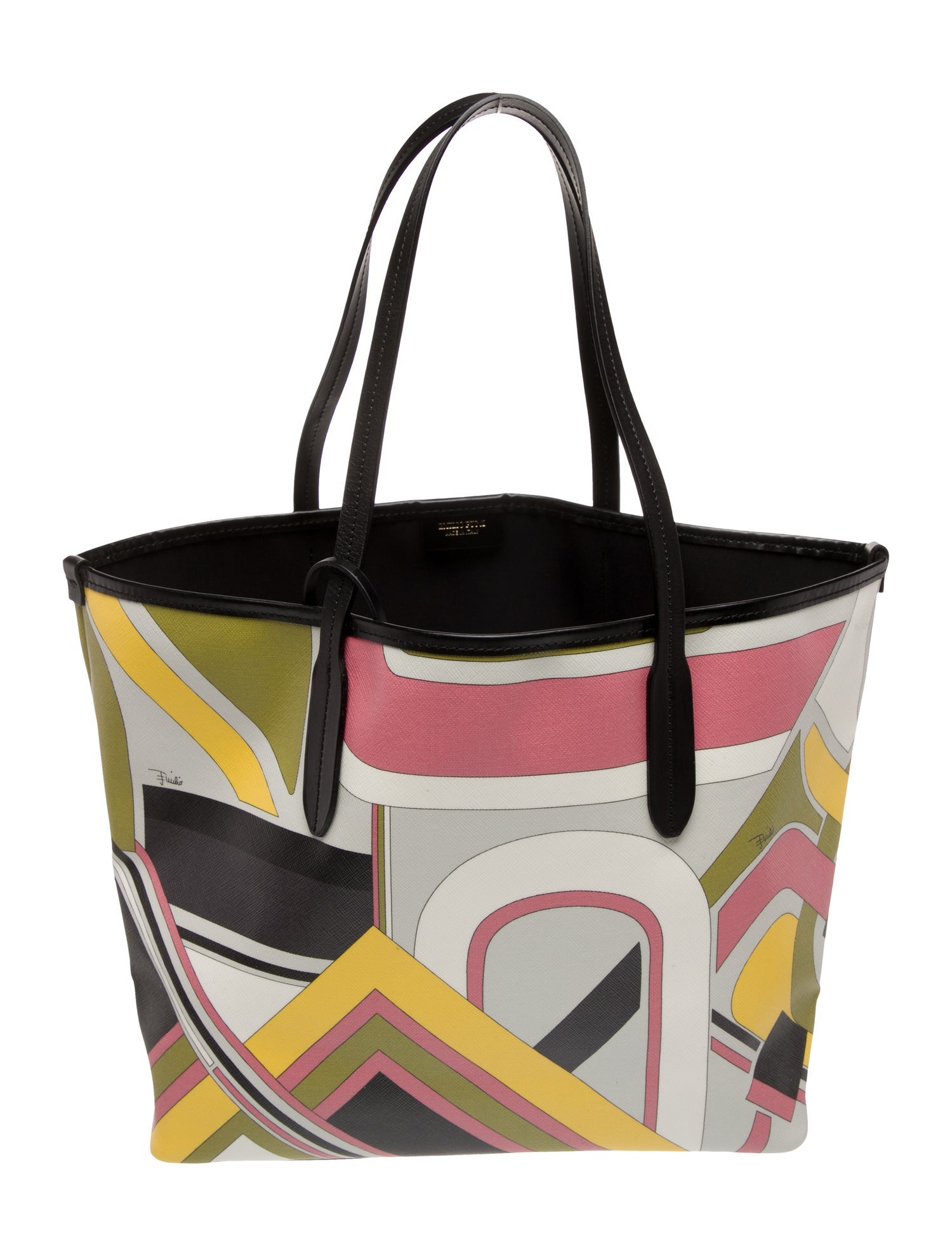 Emilio Pucci Leather Tote