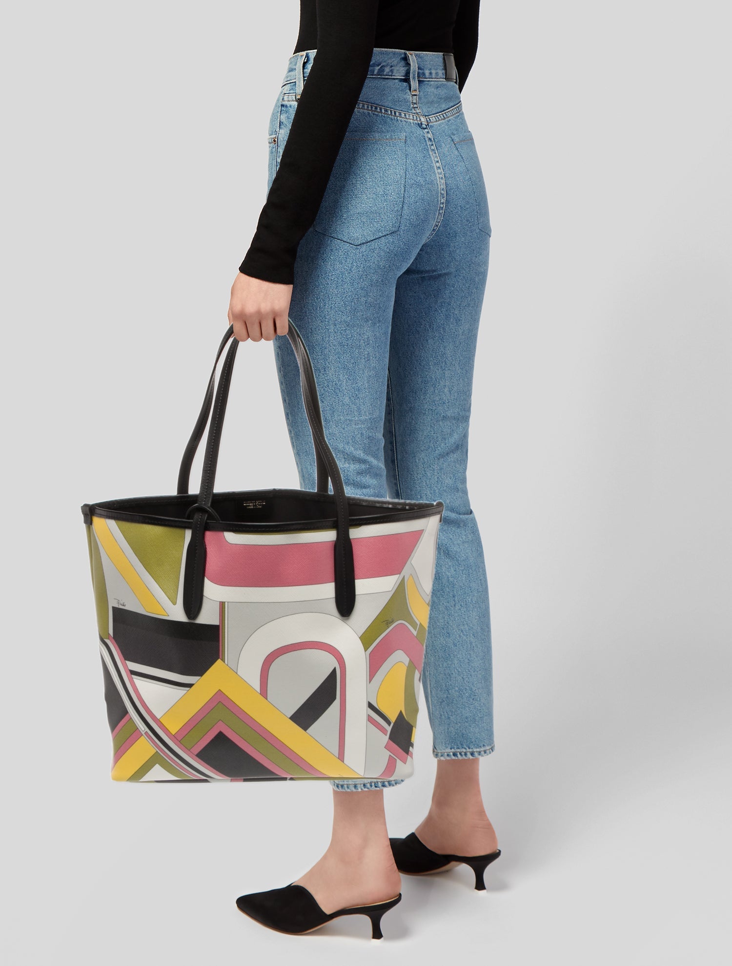 Emilio Pucci Leather Tote