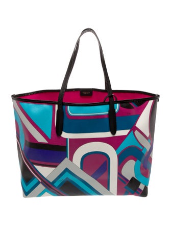 Emilio Pucci Canvas Tote