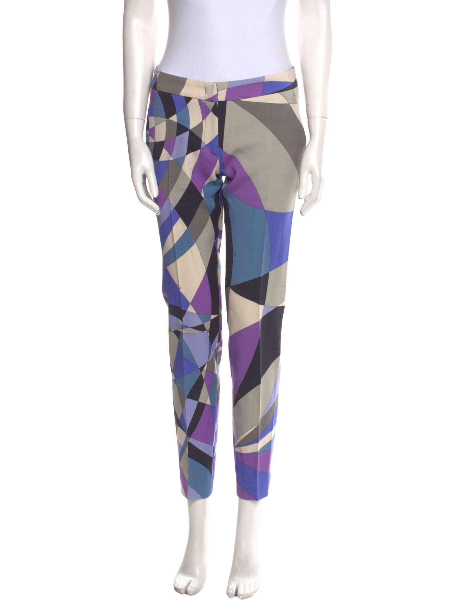 Emilio Pucci Wool Skinny Leg Pants