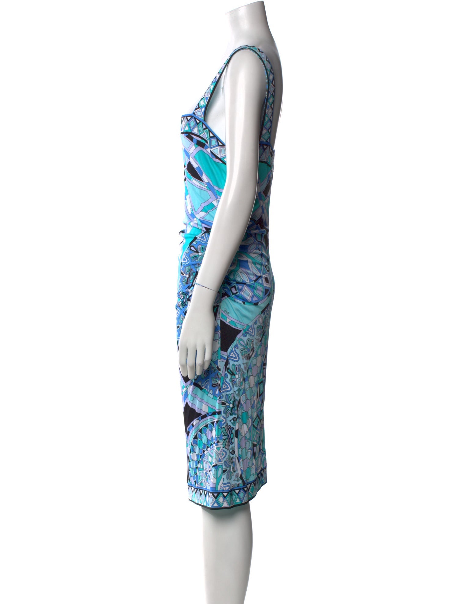 Emilio Pucci Printed Knee-Length Dress