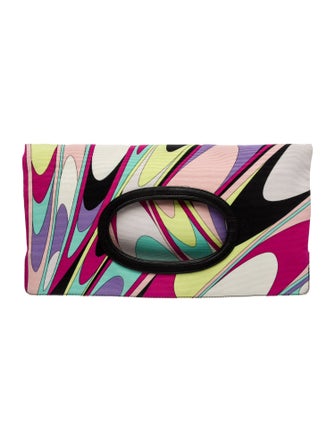 Emilio Pucci Canvas Top Handle Bag