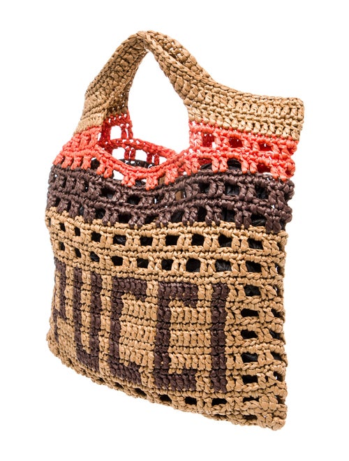 Emilio Pucci Raffia Top Handle Bag