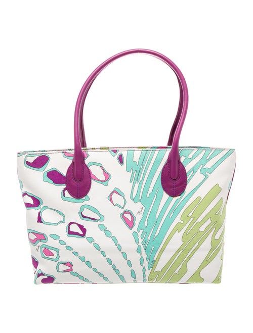 Emilio Pucci Canvas Tote