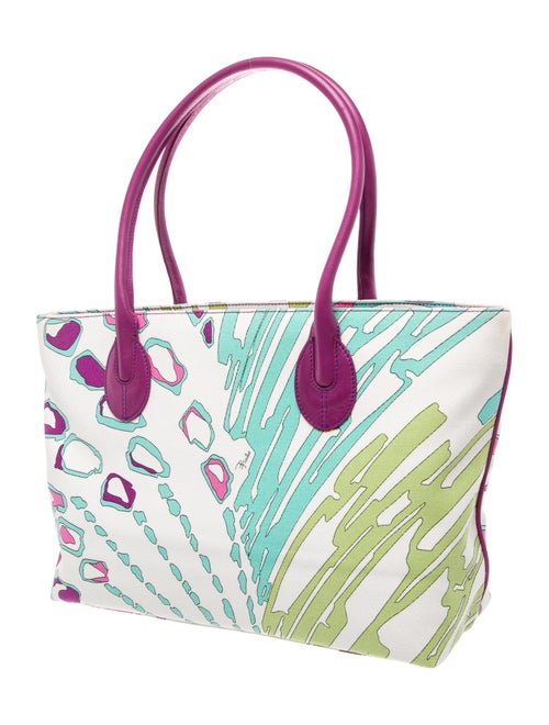 Emilio Pucci Canvas Tote