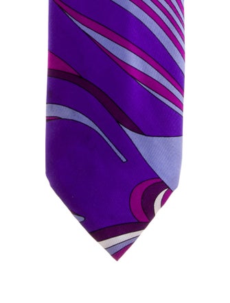 Emilio Pucci Silk Patterned Tie