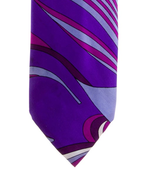 Emilio Pucci Silk Patterned Tie
