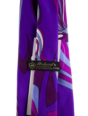 Emilio Pucci Silk Patterned Tie