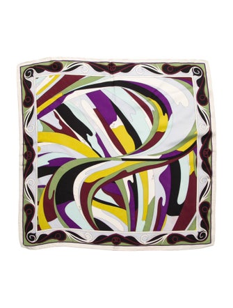 Emilio Pucci Silk Printed Scarf