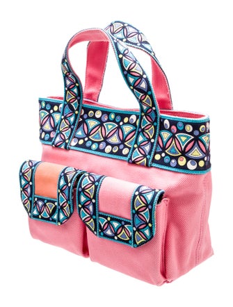 Emilio Pucci Canvas Tote