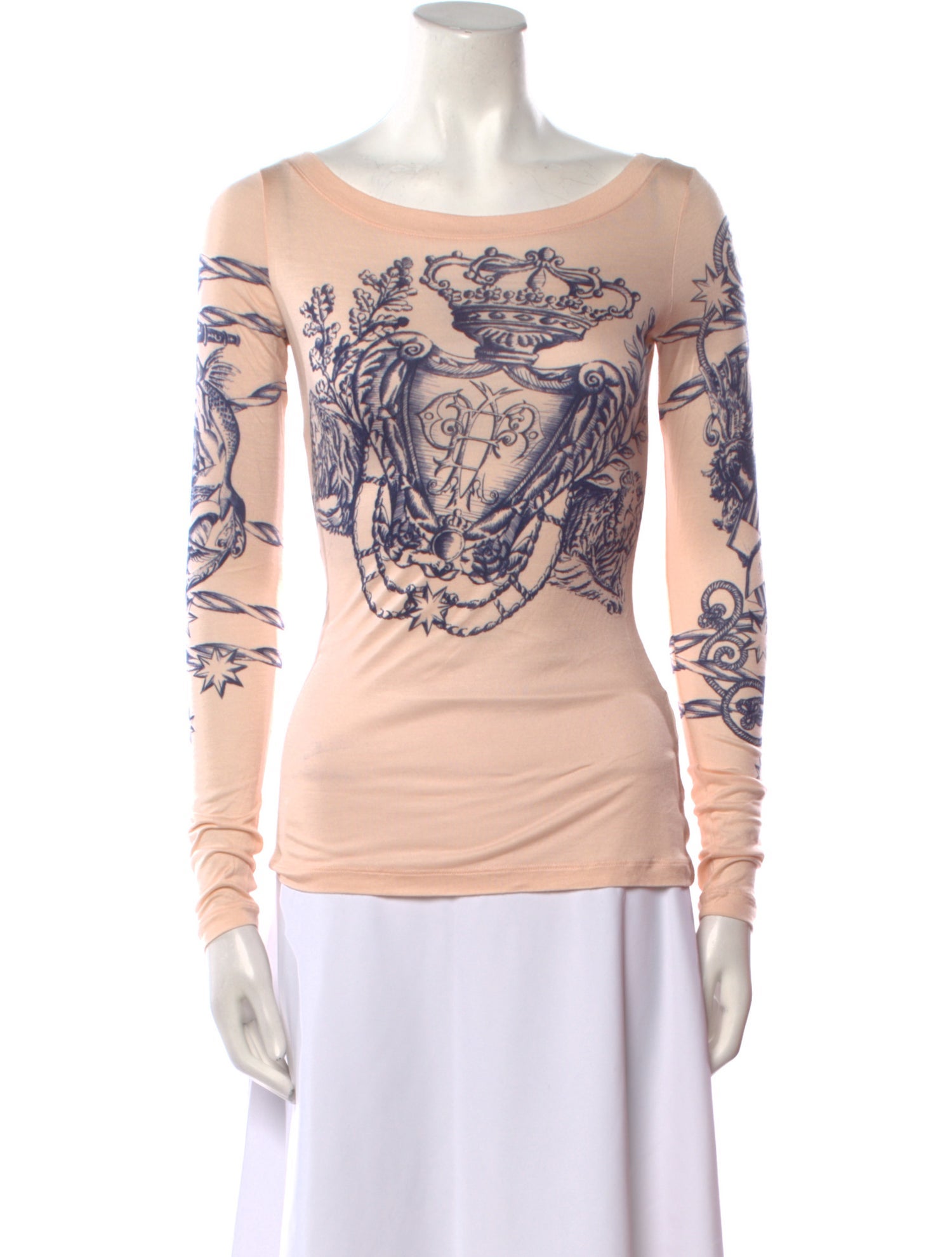 Emilio Pucci Graphic Print Scoop Neck Sweatshirt