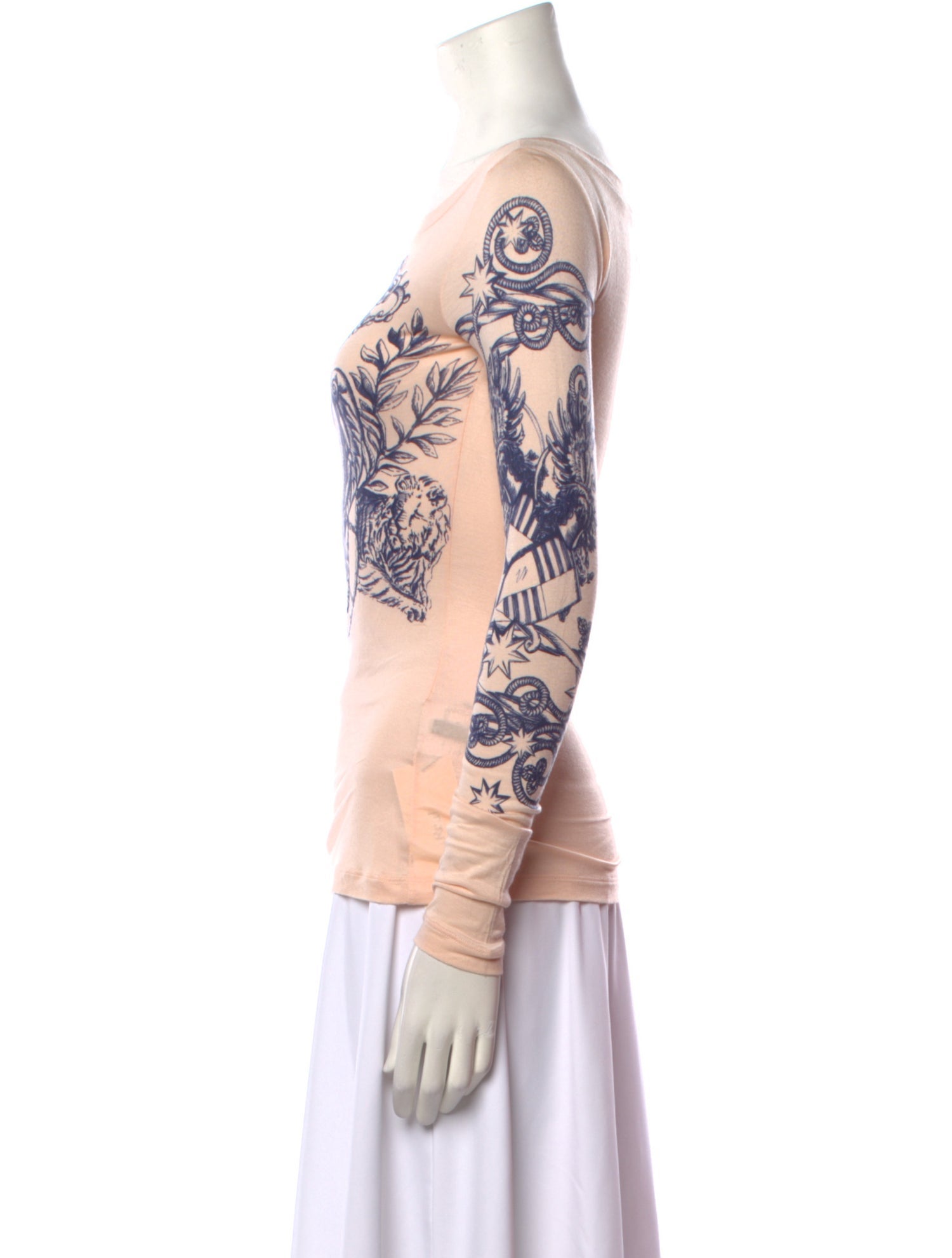 Emilio Pucci Graphic Print Scoop Neck Sweatshirt