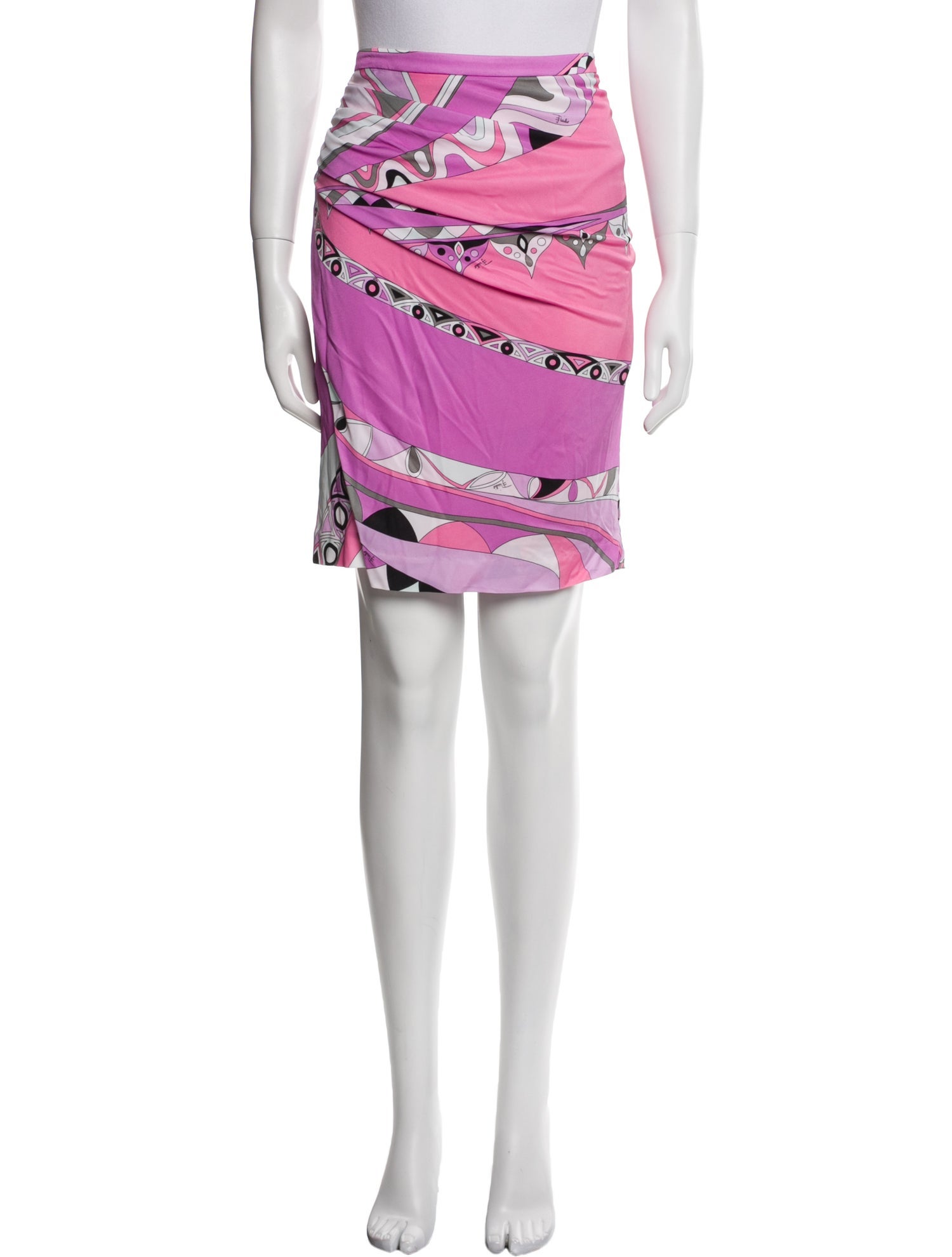Emilio Pucci Printed Knee-Length Skirt
