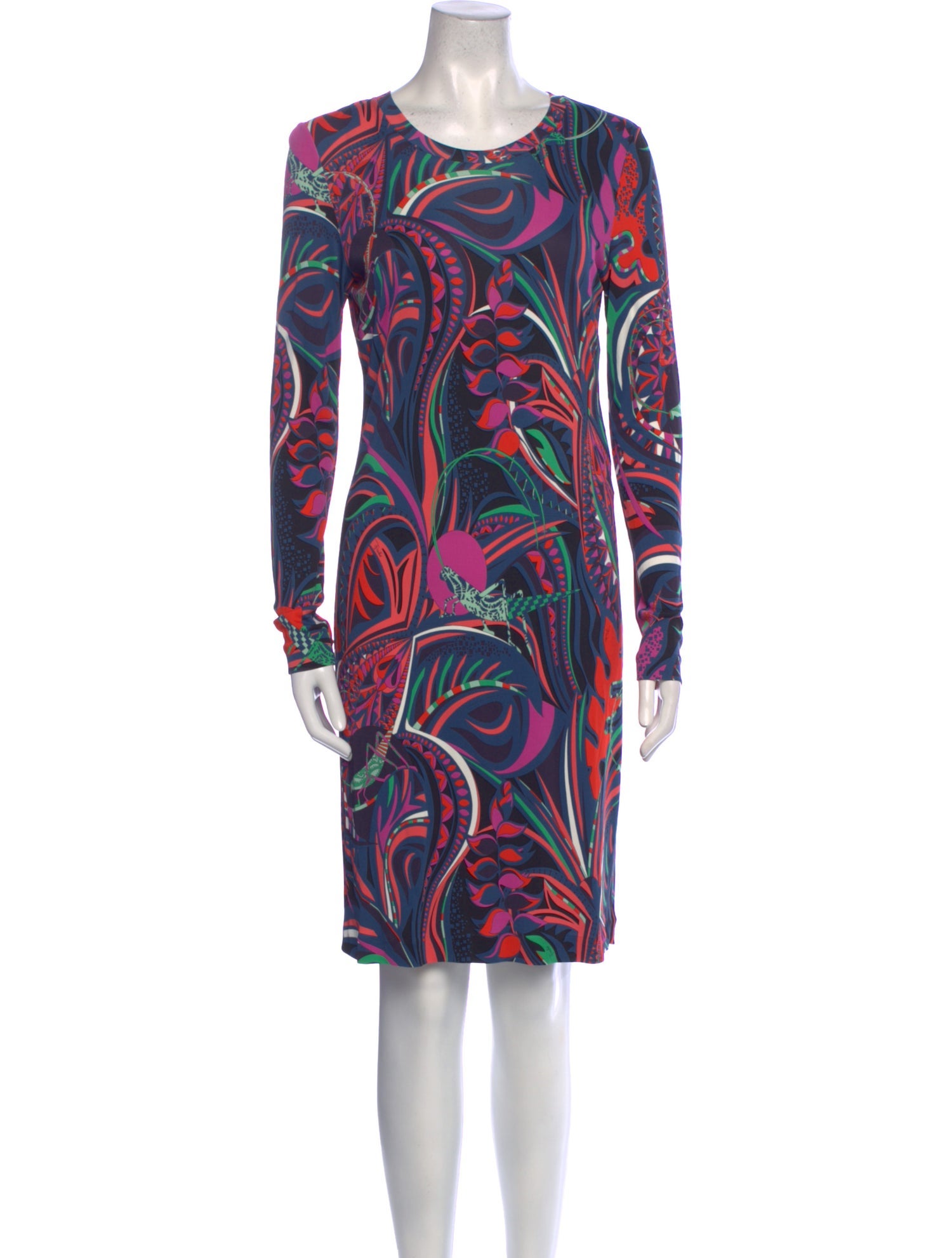 Emilio Pucci Printed Knee-Length Dress