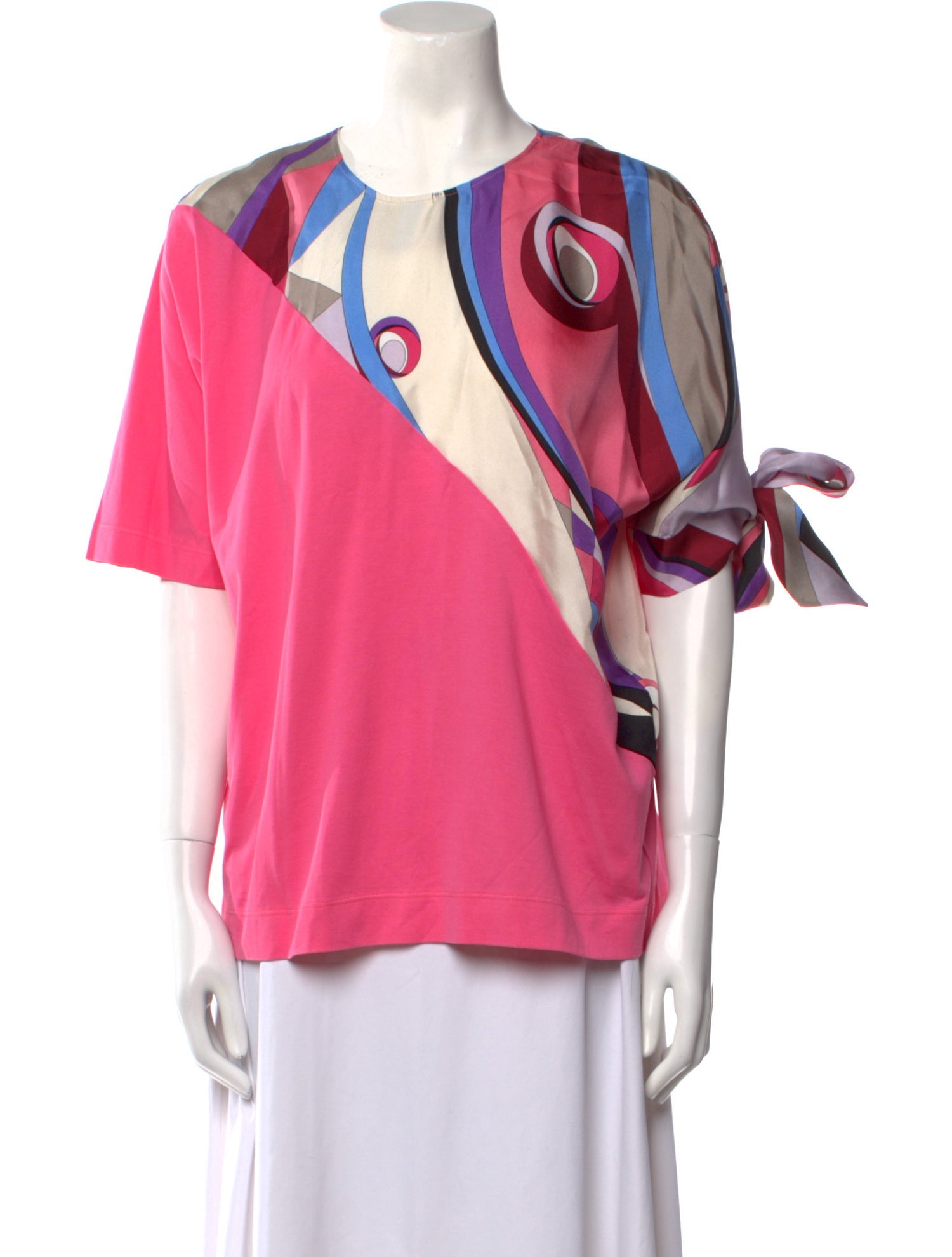 Emilio Pucci Silk Printed Blouse w/ Tags