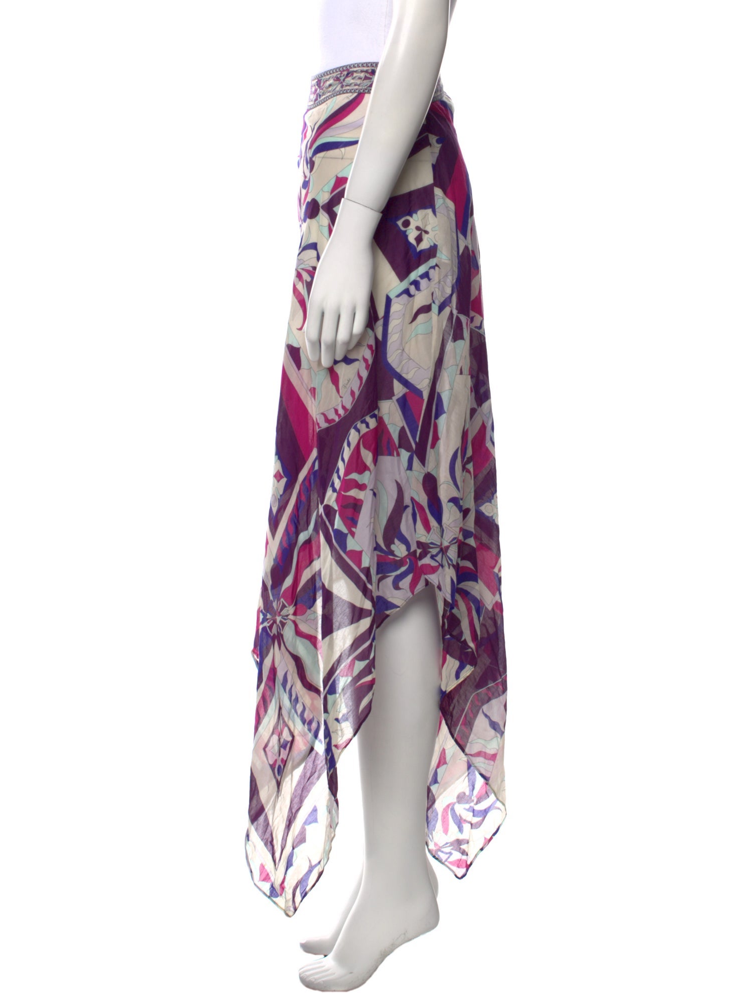 Emilio Pucci Printed Long Skirt