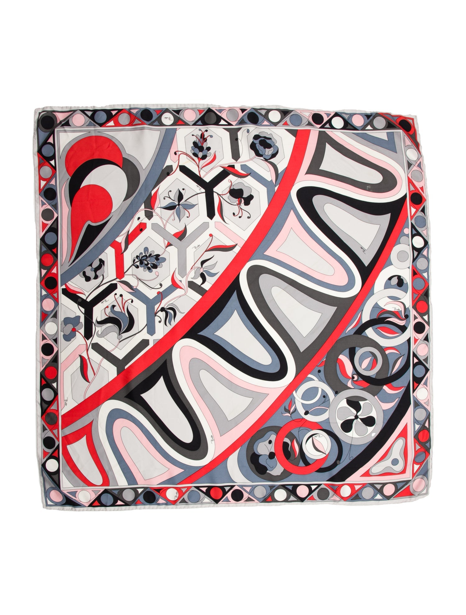 Emilio Pucci Silk Printed Scarf