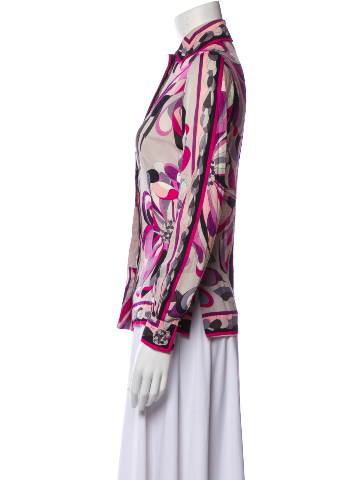 Emilio Pucci Vintage 1960's Button-Up Top